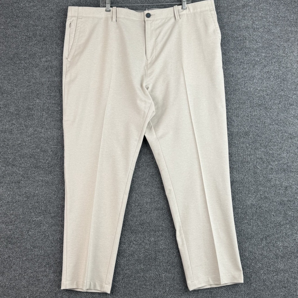 Tommy Bahama Performance Pants Mens 44x30 Cream Lightweight Stretch Travel Golf